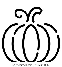 Pumpkin icon for web, app, infographic, etc