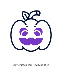icono de calabaza para tu sitio web, móvil, presentación y diseño de logotipo.