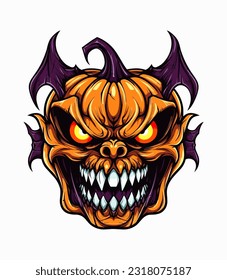 Pumpkin illustration whimsical charming design capturing essence of autumn, harvest, and Halloween