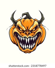 Pumpkin illustration whimsical charming design capturing essence of autumn, harvest, and Halloween