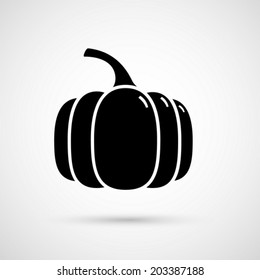 Pumpkin isolated on white.