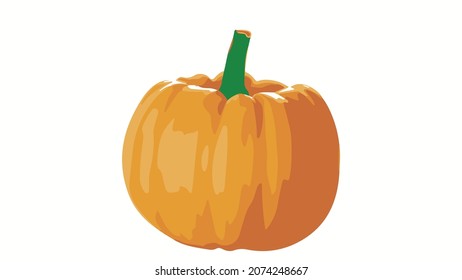 Pumpkin isolated on white background