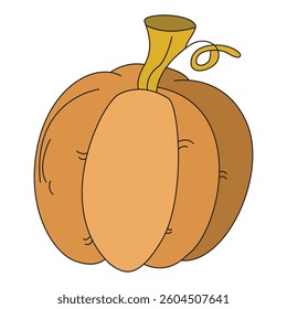 Pumpkin isolated on white background