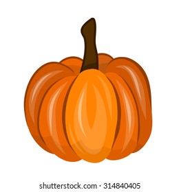 Pumpkin isolated on white background