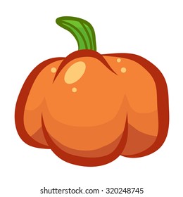 Pumpkin isolated on white background