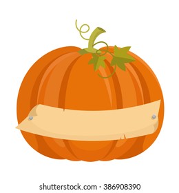 Pumpkin isolated on white background