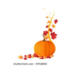 pumpkin isolated on white background