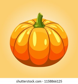 pumpkin isolated vector illustration eps10