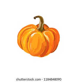 Pumpkin isolatet on a white background