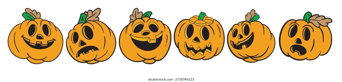 Calabaza gato o linterna para halloween o concepto de vacaciones.