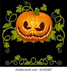 Pumpkin Jack vintage pattern