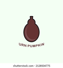 
Icono de tarro de calabaza ilustración vectorial