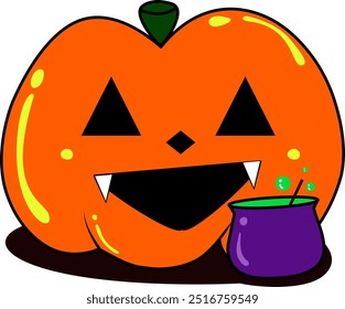 Pumpkin jelly being prepared with medicine