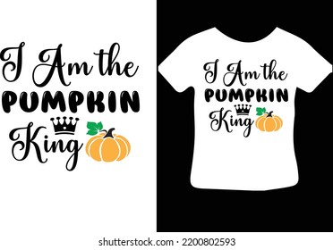 I Am The Pumpkin King Svg Design