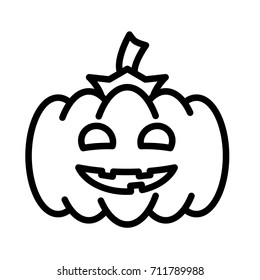 pumpkin line icon