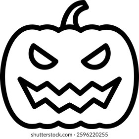 pumpkin line icon illustration vector