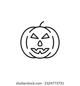 Pumpkin line icon vector design