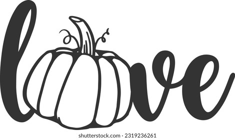 Pumpkin Love - Fall Design