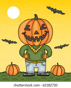 pumpkin man