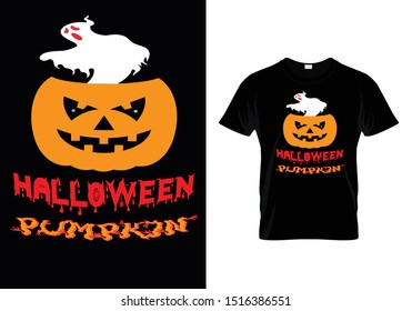 Pumpkin Mask - Halloween T-Shirt Design