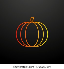 pumpkin nolan icon. Elements of autumn set. Simple icon for websites, web design, mobile app, info graphics