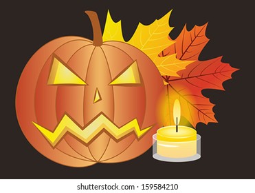 Pumpkin on Halloween