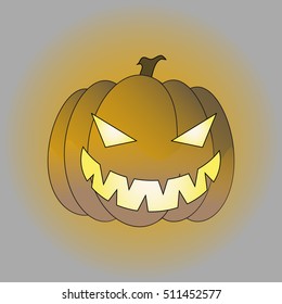 pumpkin on Halloween