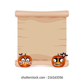 pumpkin and parchment sign funny
