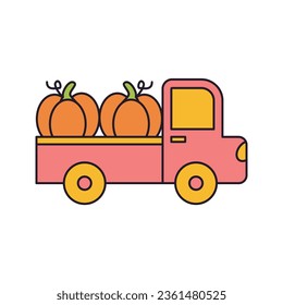 Pumpkin Patch illustration for web, promotion, etc