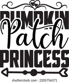 pumpkin patch princess vector file