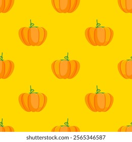 Pumpkin Pattern background. Pumpkin Illustration Pattern background. Autumn Pumpkin Illustration Background. 