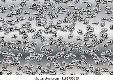 Pumpkin pattern of Halloween, image of autumn event, for cloth pattern and wrapping paper