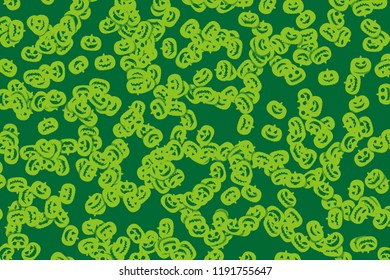 Pumpkin pattern of Halloween, image of autumn event, for cloth pattern and wrapping paper