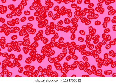 Pumpkin pattern of Halloween, image of autumn event, for cloth pattern and wrapping paper