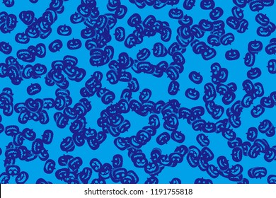 Pumpkin pattern of Halloween, image of autumn event, for cloth pattern and wrapping paper