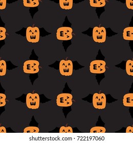 pumpkin, pattern, vector illustration 