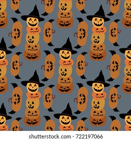  pumpkin, pattern, vector illustration 