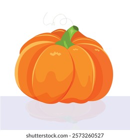 Pumpkin Perfection: A Bold and Beautiful Vector Fall Design