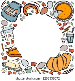 pumpkin pie circle