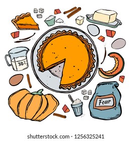 pumpkin pie doodle