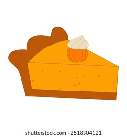 Pastel de calabaza con capas y crema
Ilustración vectorial de pastel de calabaza, incluyendo rebanadas de nata, pastel cubierto y pastel entero. Adecuado para una variedad de propósitos, como productos impresos