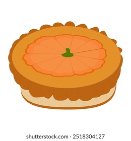 Pastel de calabaza con capas y crema
Ilustración vectorial de pastel de calabaza, incluyendo rebanadas de nata, pastel cubierto y pastel entero. Adecuado para una variedad de propósitos, como productos impresos