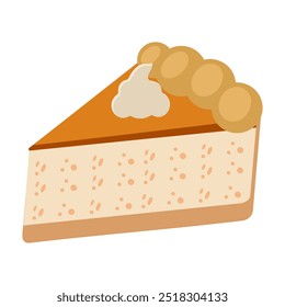 Pastel de calabaza con capas y crema
Ilustración vectorial de pastel de calabaza, incluyendo rebanadas de nata, pastel cubierto y pastel entero. Adecuado para una variedad de propósitos, como productos impresos