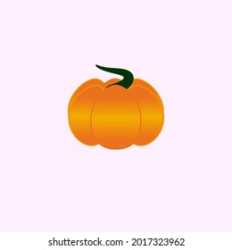 Pumpkin with pink background for halloween