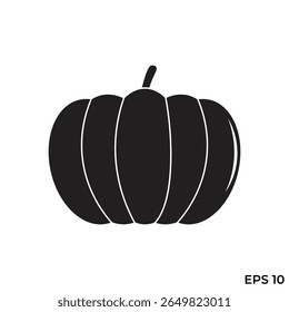 Vector plano del icono de la planta de la calabaza