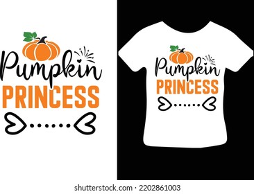 Pumpkin princess svg design file