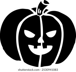 Pumpkin print style vector illustration