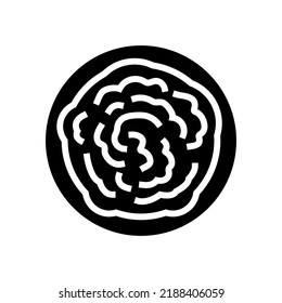 pumpkin puree glyph icon vector. pumpkin puree sign. isolated symbol illustration