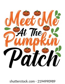 Pumpkin Quotes SVG Design Vector