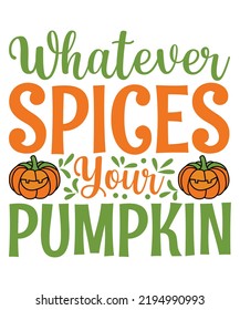 Pumpkin Quotes SVG Design Vector